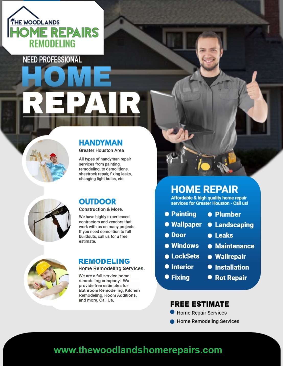 Thewoodlandshomerepairs - Handyman Repair Services The Woodlands - Home Remodeling Services The Woodlands