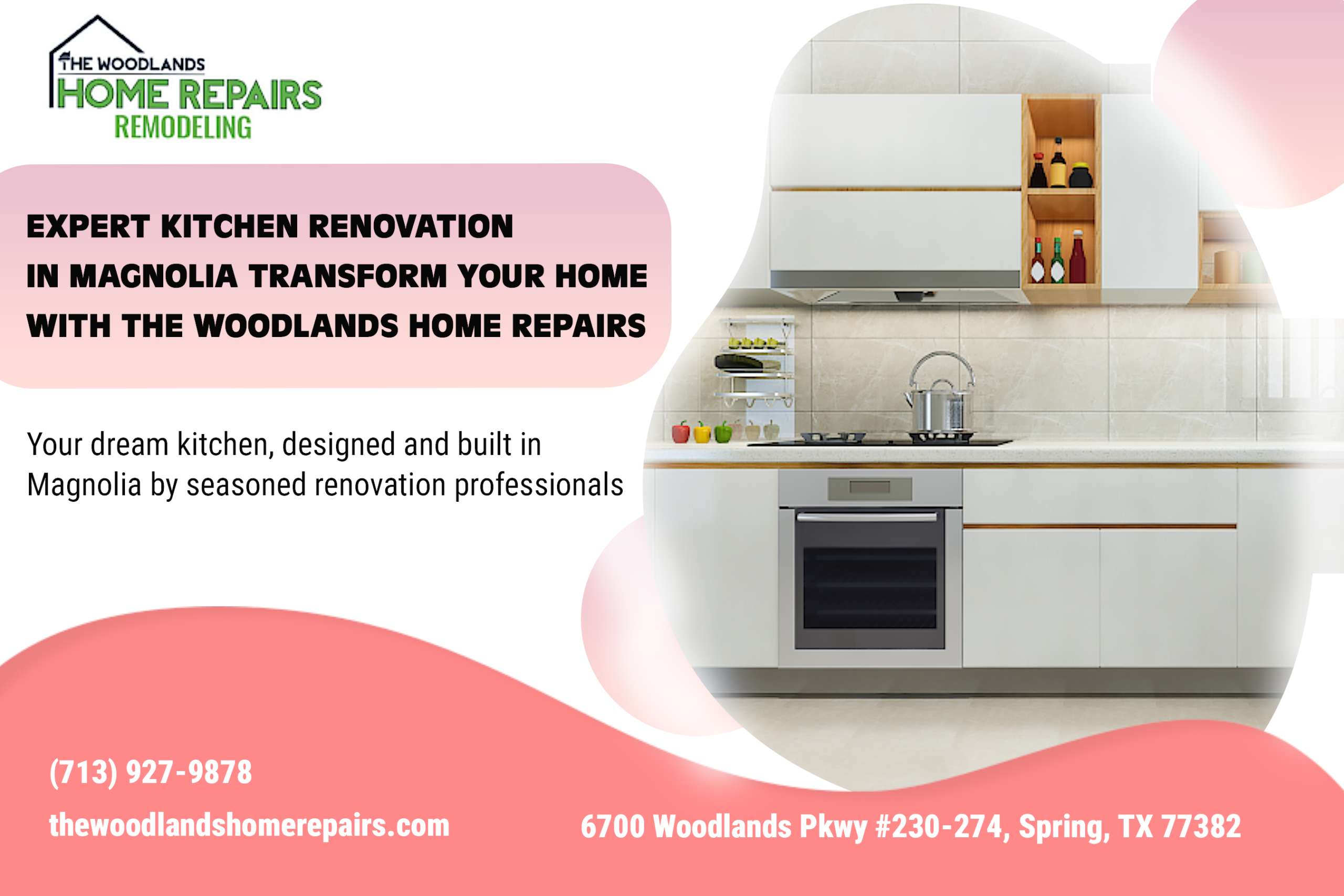Expert Kitchen Renovation in Magnolia Transform Your Home with The Woodlands Home Repairs