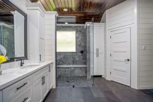 Full bathroom remodel in The Woodlands Bathroom remodeling project Montgomery County